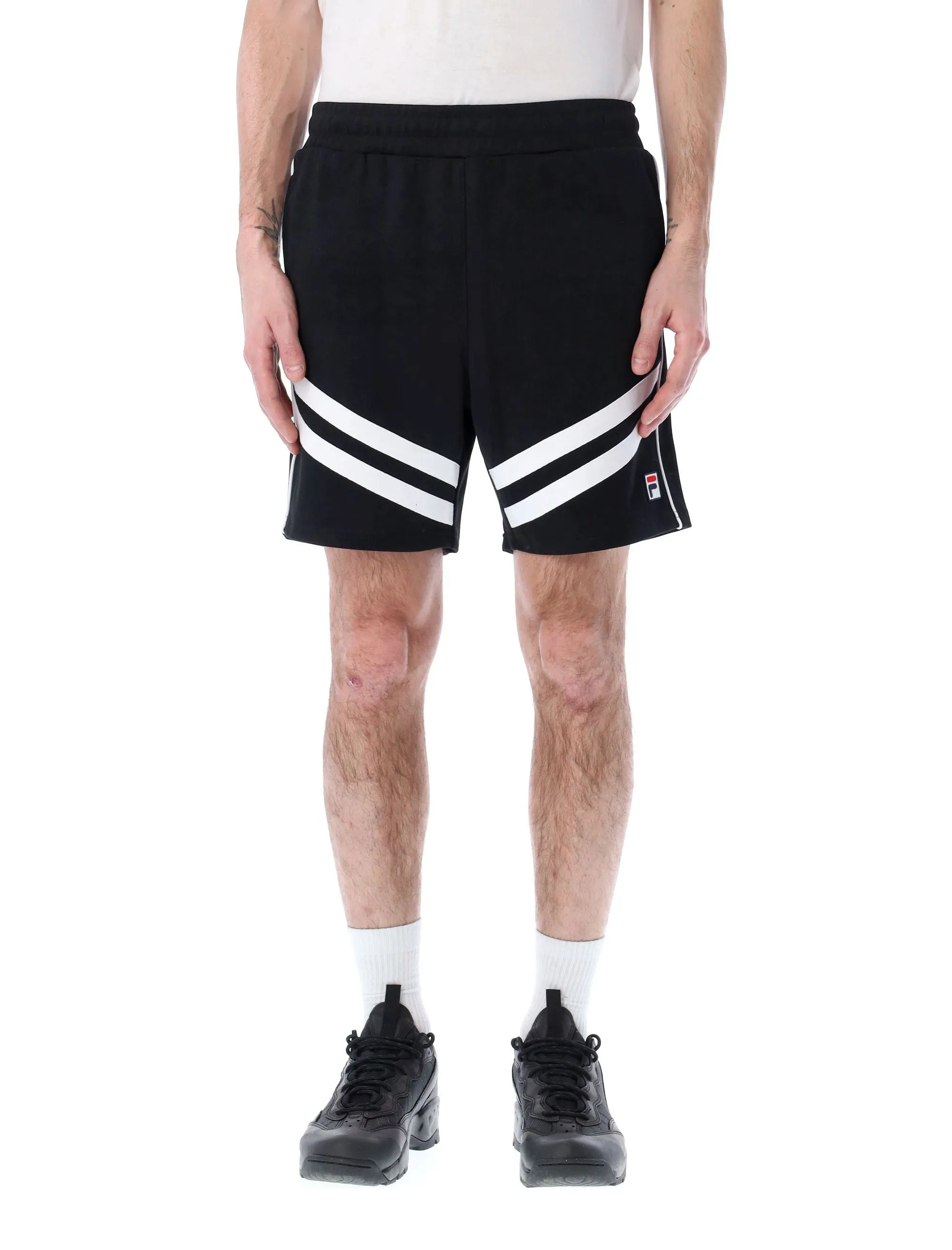 Fila Zugo Logo Embroidered Straight Leg Short