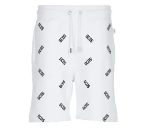 GCDS All-Over Logo Printed Bermuda Shorts