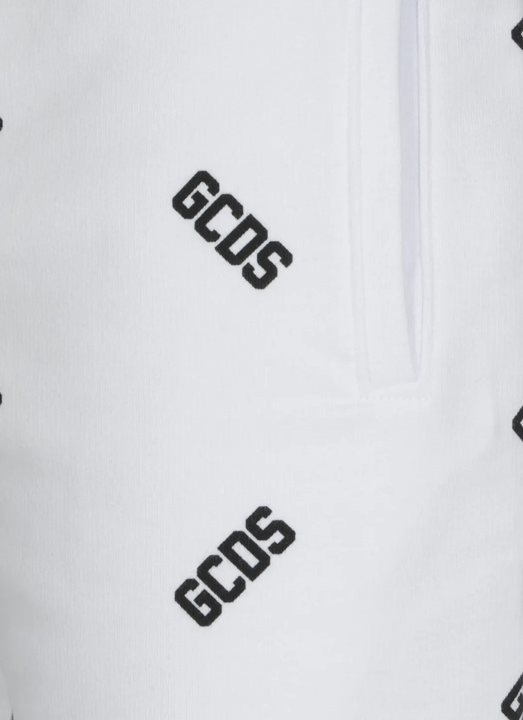 GCDS All-Over Logo Printed Bermuda Shorts