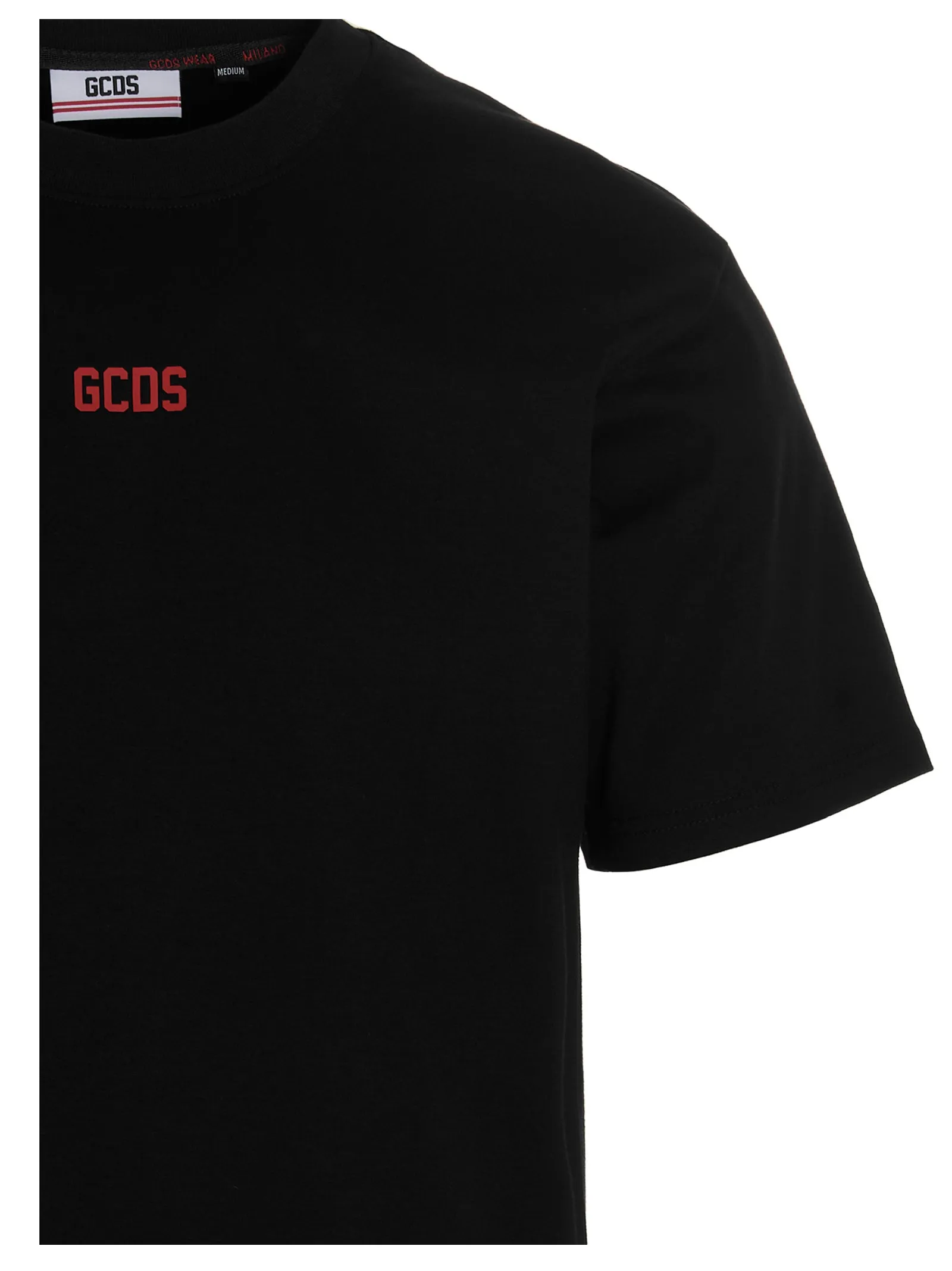GCDS Logo Detailed Crewneck T-Shirt