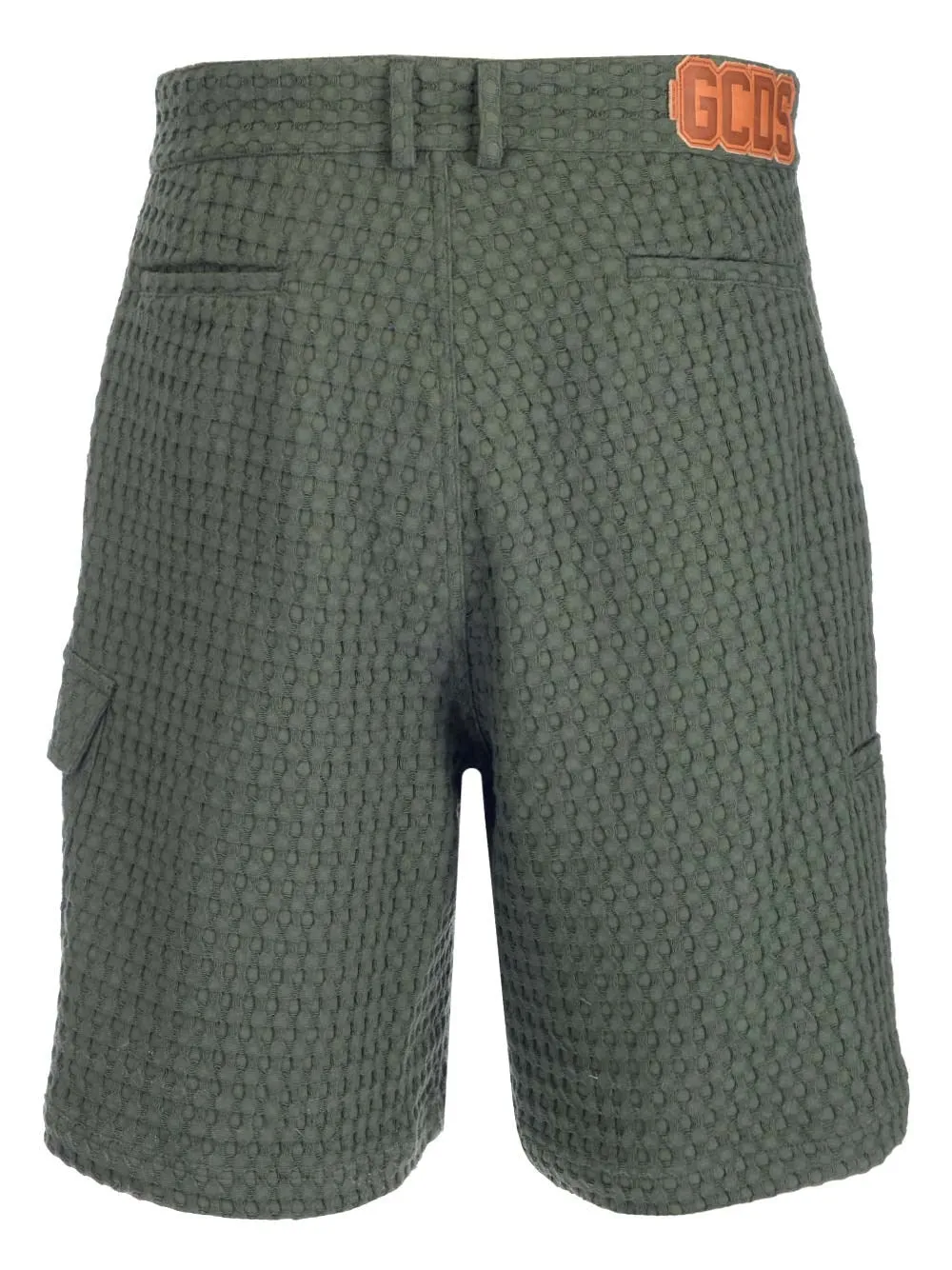 GCDS Logo Embroidered Cargo Shorts