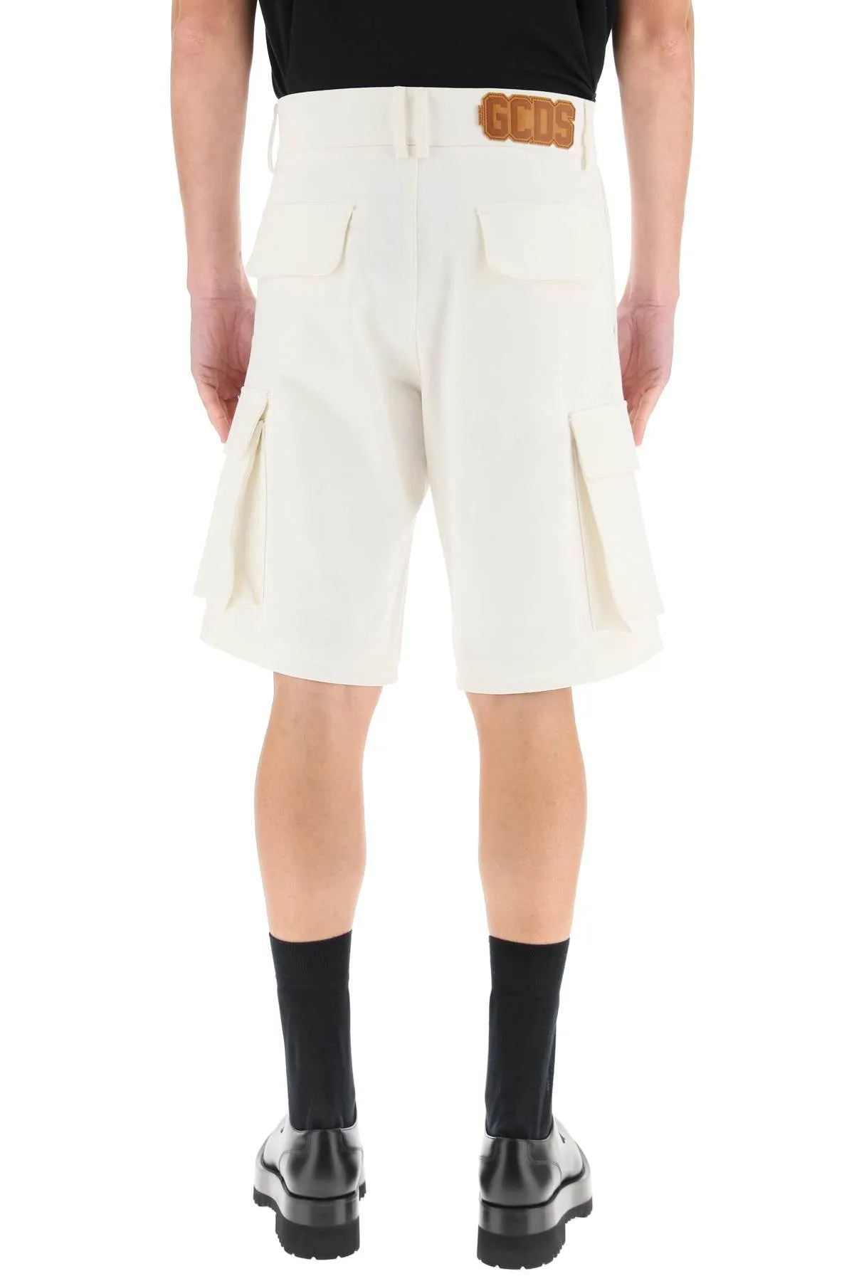 GCDS Logo Patch Cargo Shorts