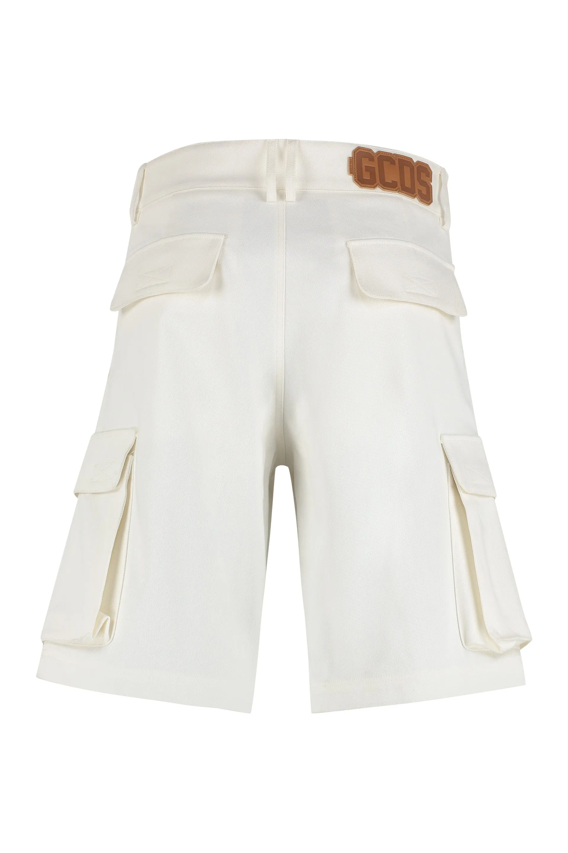 GCDS Logo Patch Cargo Shorts