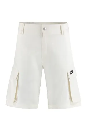 GCDS Logo Patch Cargo Shorts