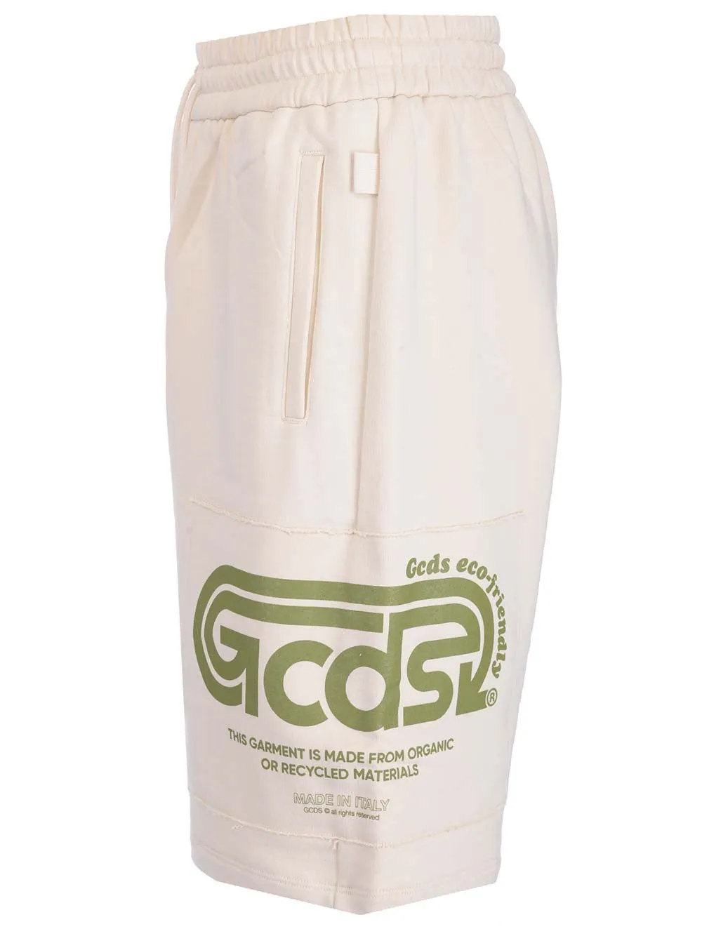 GCDS Logo Print Drawstring Shorts