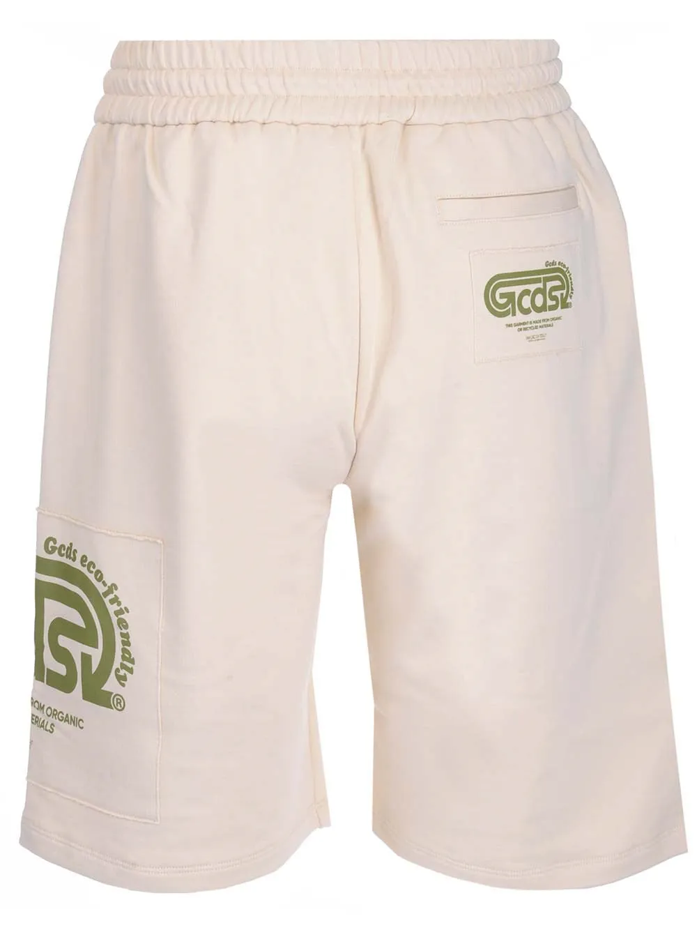 GCDS Logo Print Drawstring Shorts