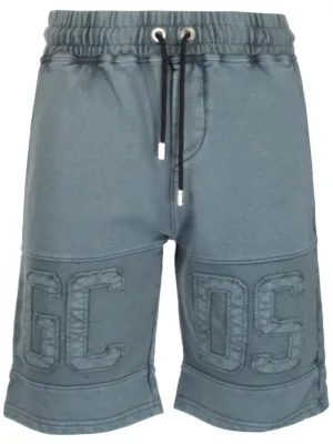 GCDS Overdyed Logo Band Shorts