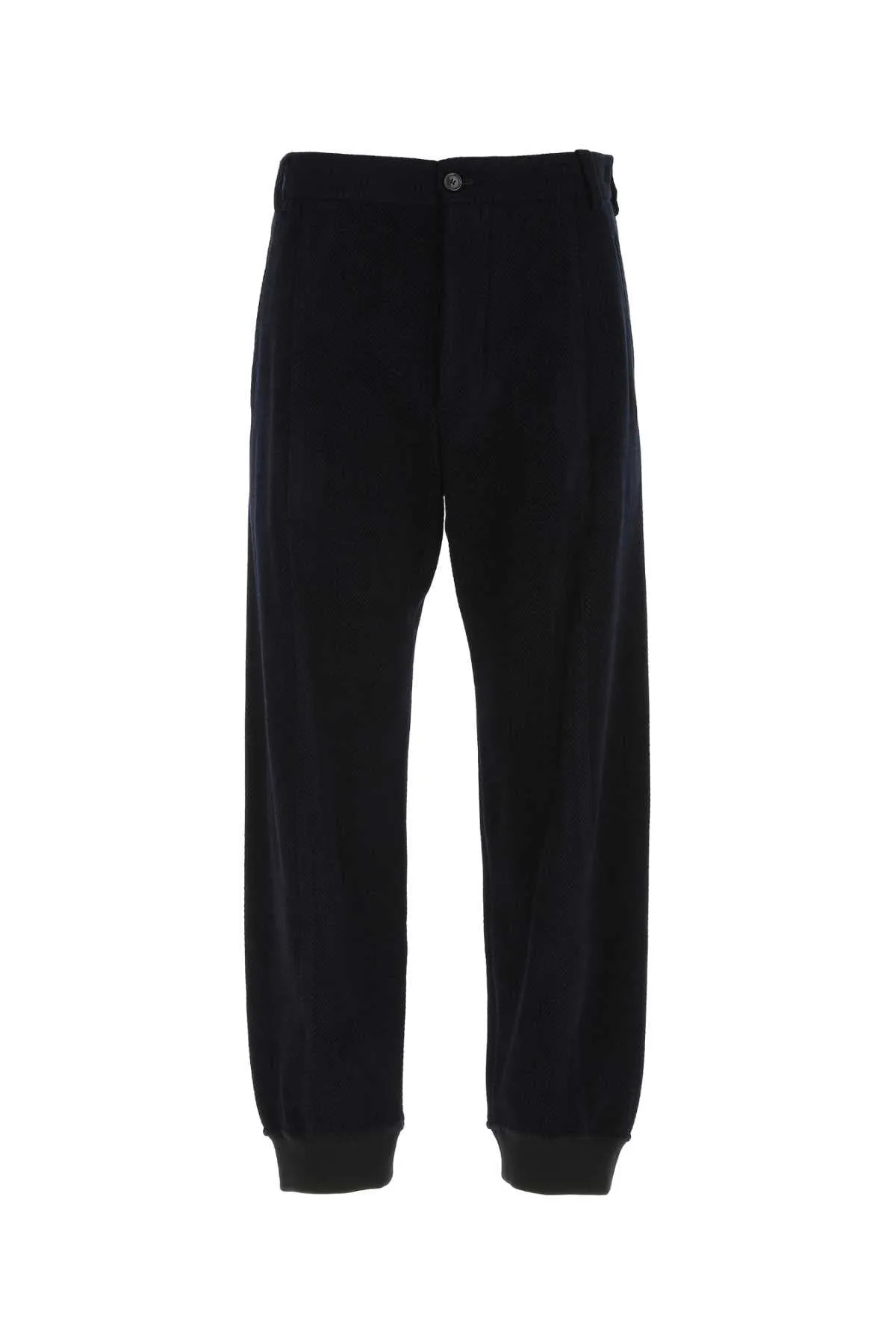 Giorgio Armani Herringbone Straight-Leg Trousers
