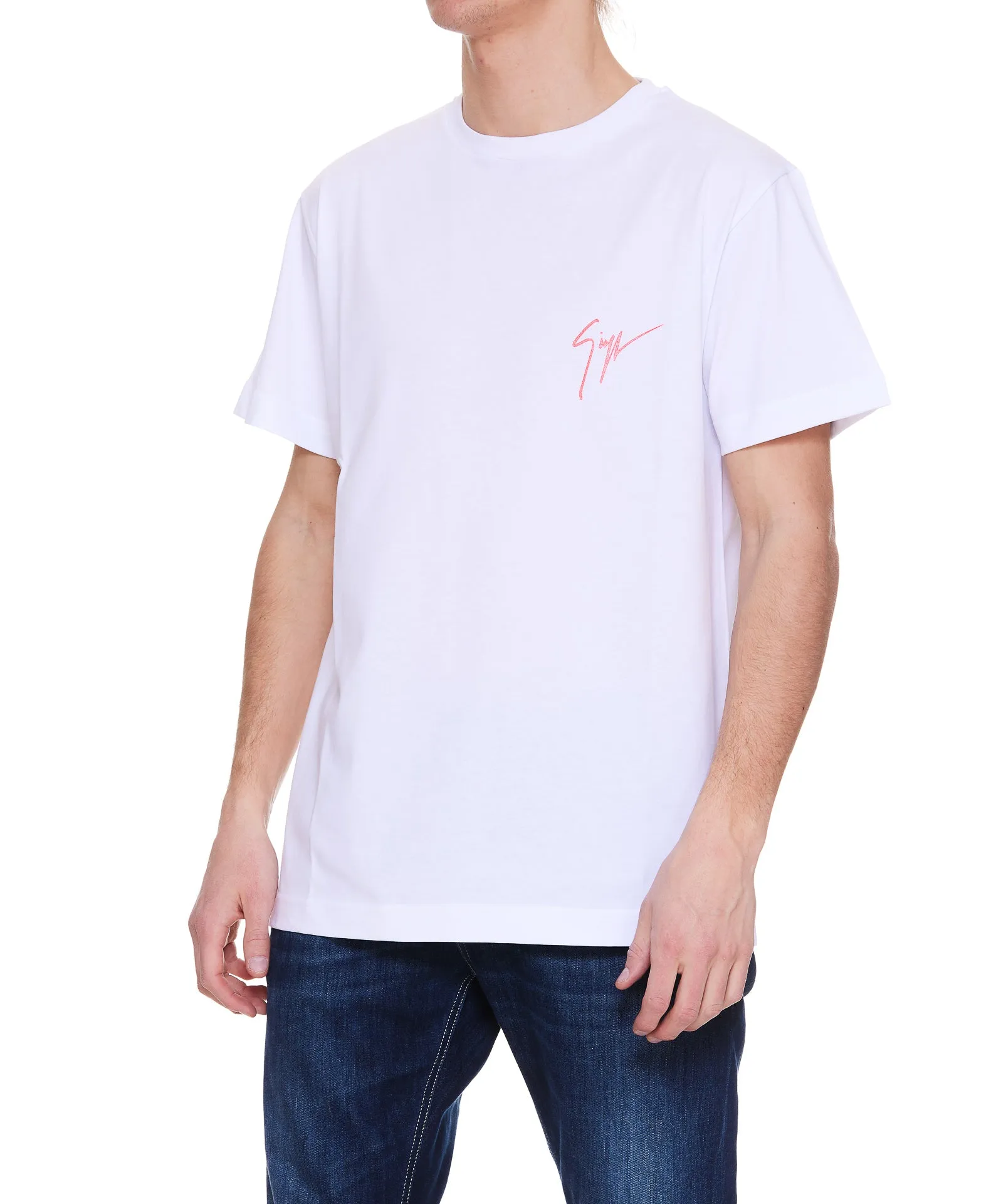 Giuseppe Zanotti Logo Printed Crewneck T-Shirt