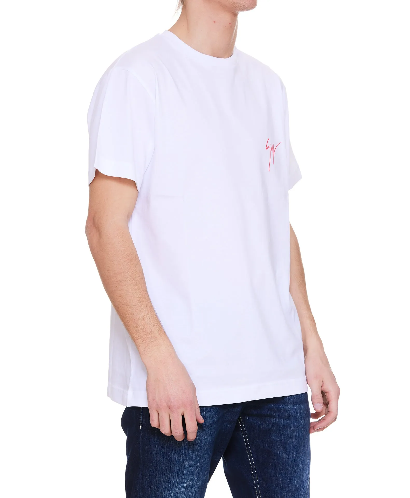 Giuseppe Zanotti Logo Printed Crewneck T-Shirt