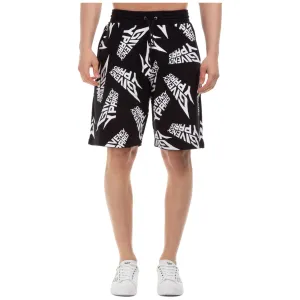 Givenchy Allover Logo Printed Track Shorts