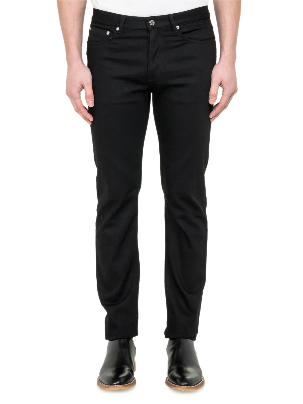 Givenchy Logo Patch Straight-Leg Jeans