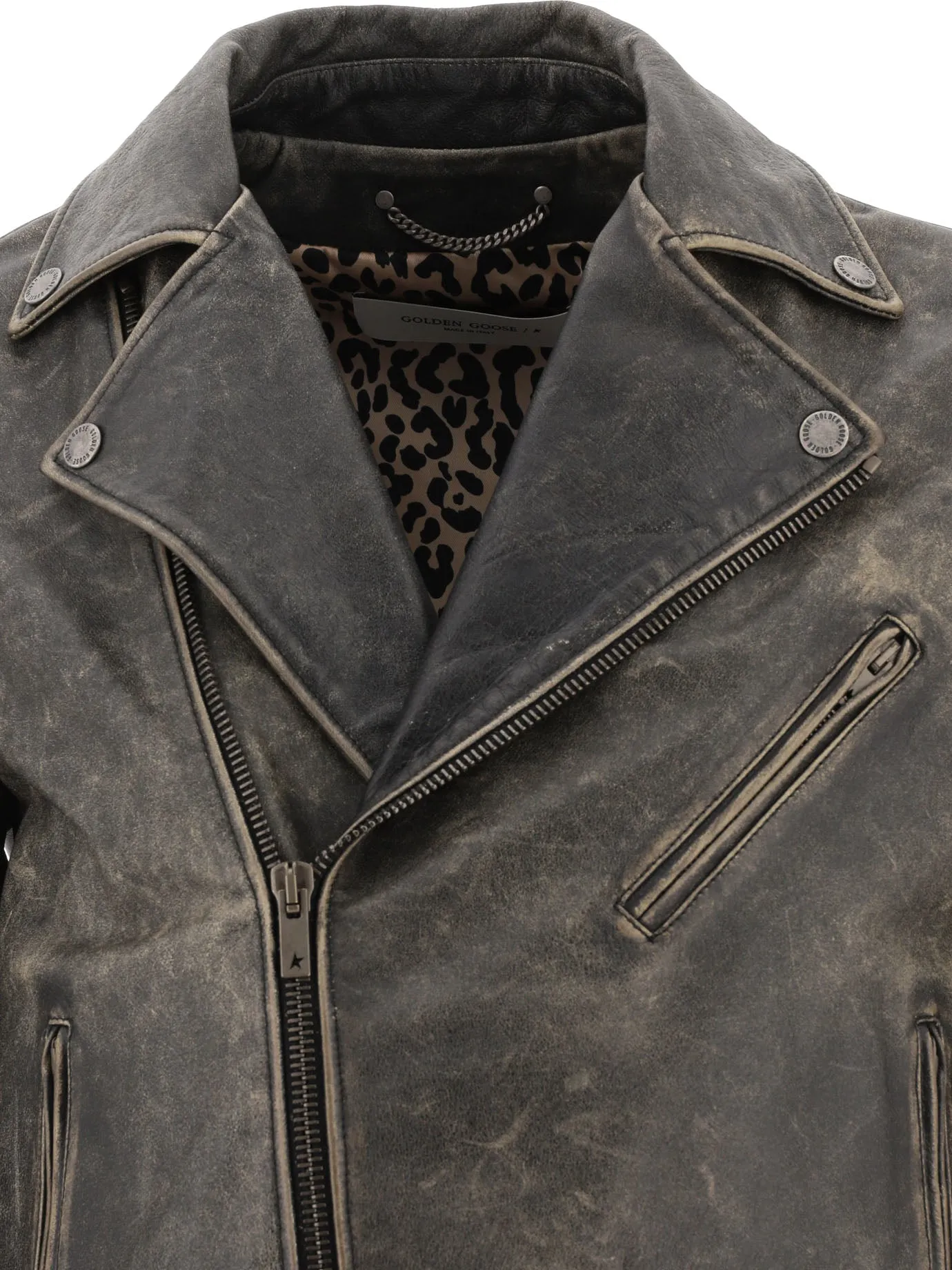 Golden Goose Deluxe Brand Chiodo Leather Jacket