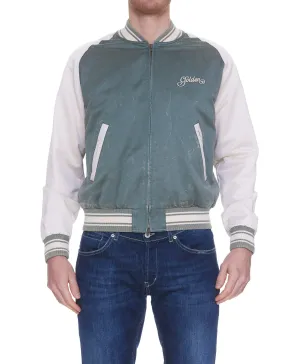 Golden Goose Deluxe Brand Logo Embroidered Bomber Jacket