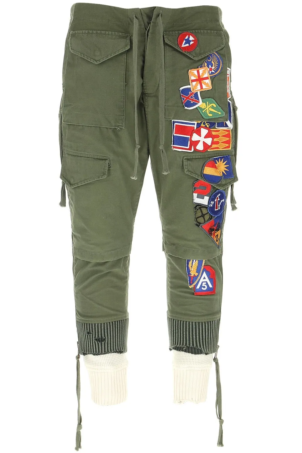 Greg Lauren Patchwork Cargo Trousers