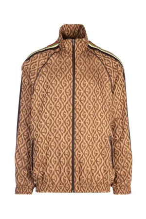 Gucci G Rhombus Oversized Zip-Up Jacket