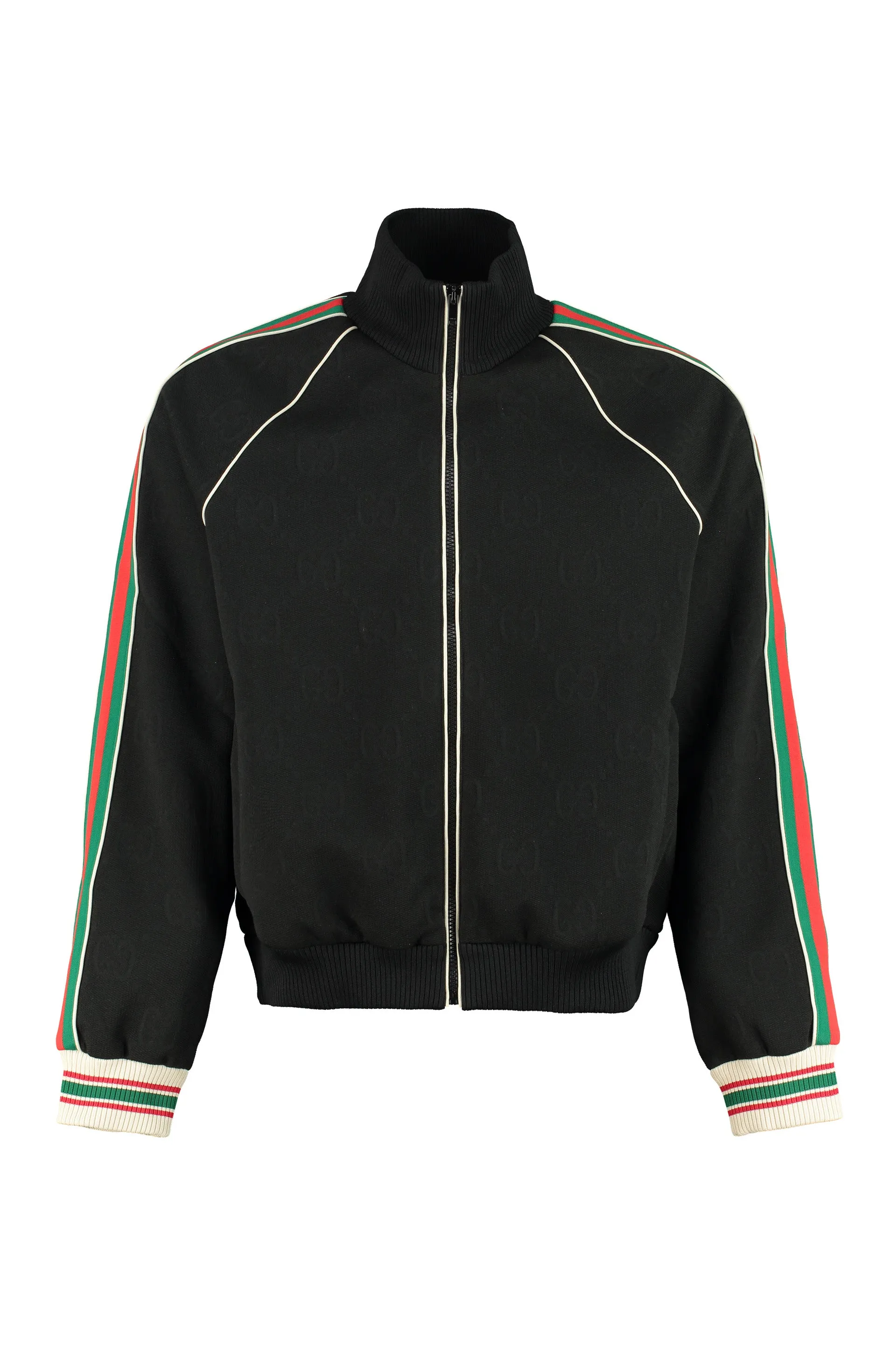 Gucci GG-Jacquard Zip-Up Track Jacket