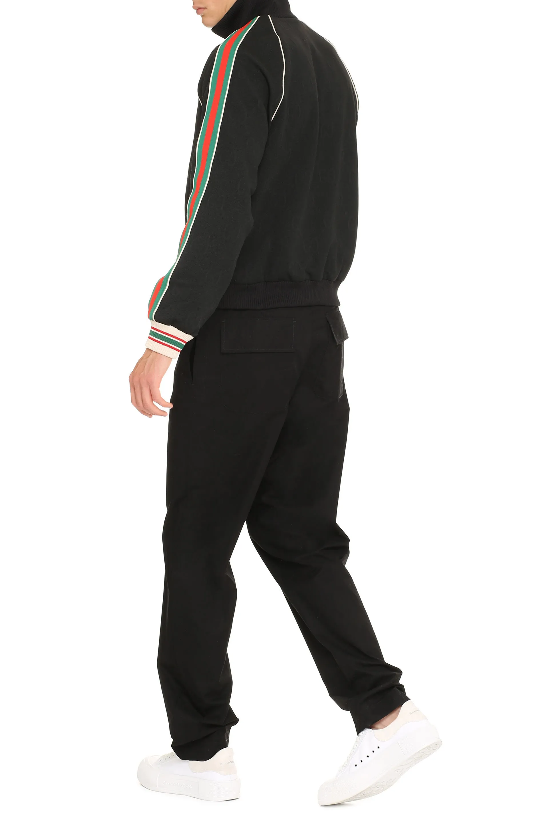Gucci GG-Jacquard Zip-Up Track Jacket