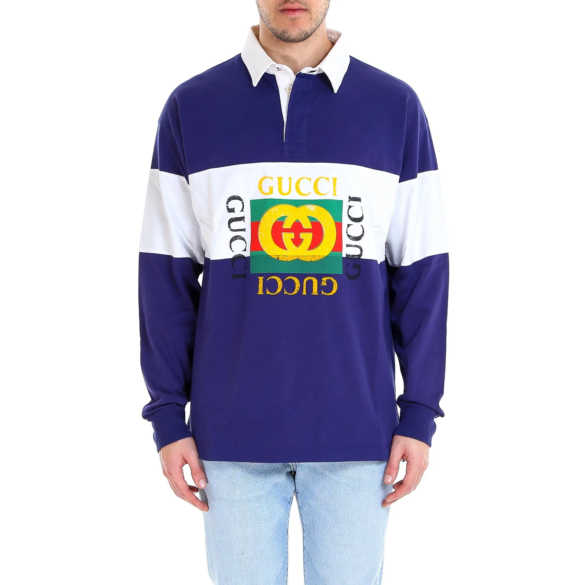 Gucci Logo Rugby Polo Shirt