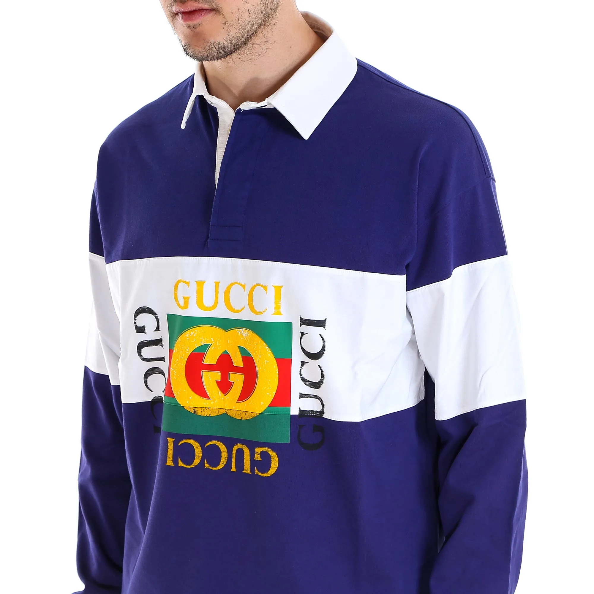 Gucci Logo Rugby Polo Shirt