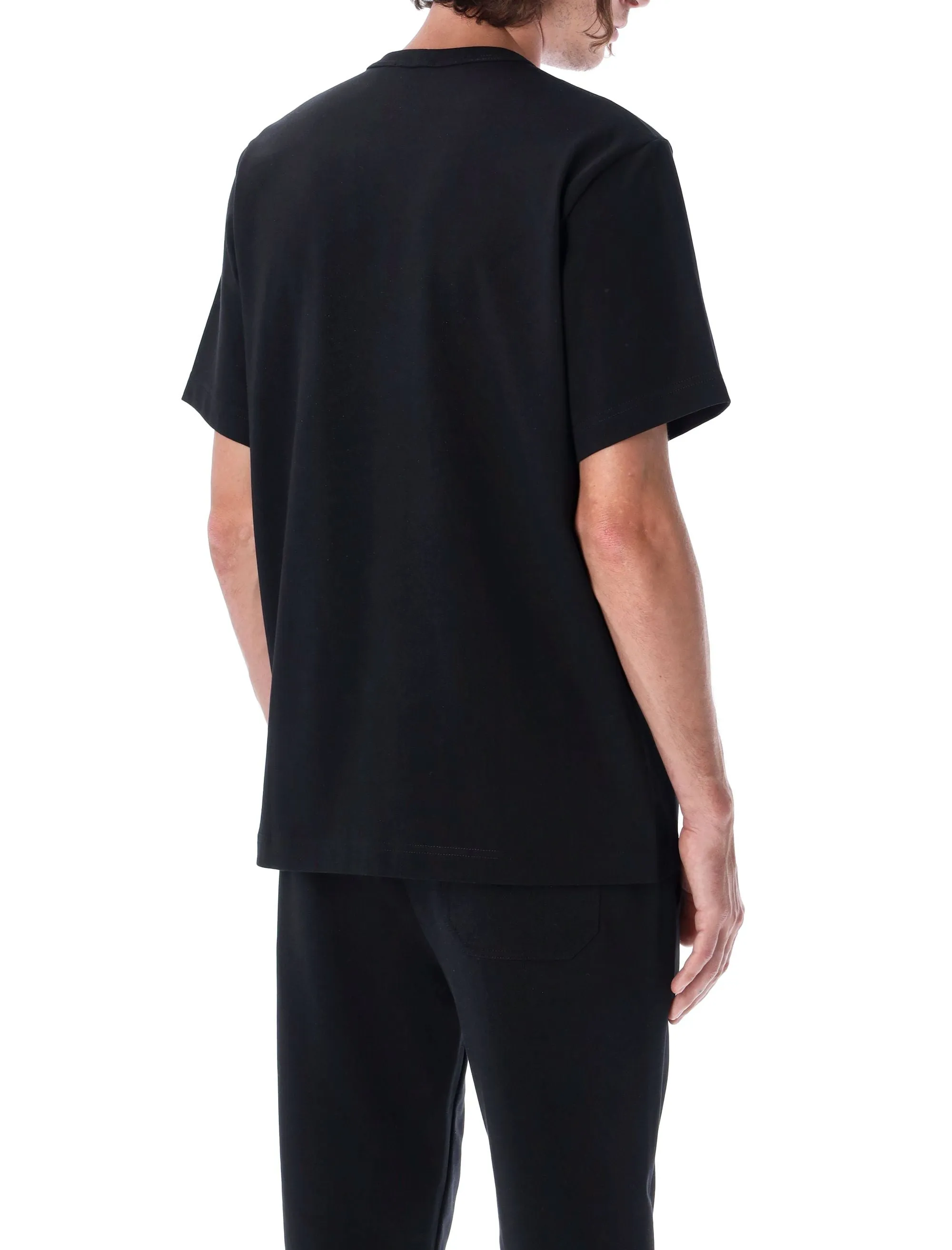 Helmut Lang Square Silver Crewneck T-Shirt