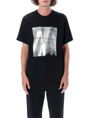 Helmut Lang Square Silver Crewneck T-Shirt