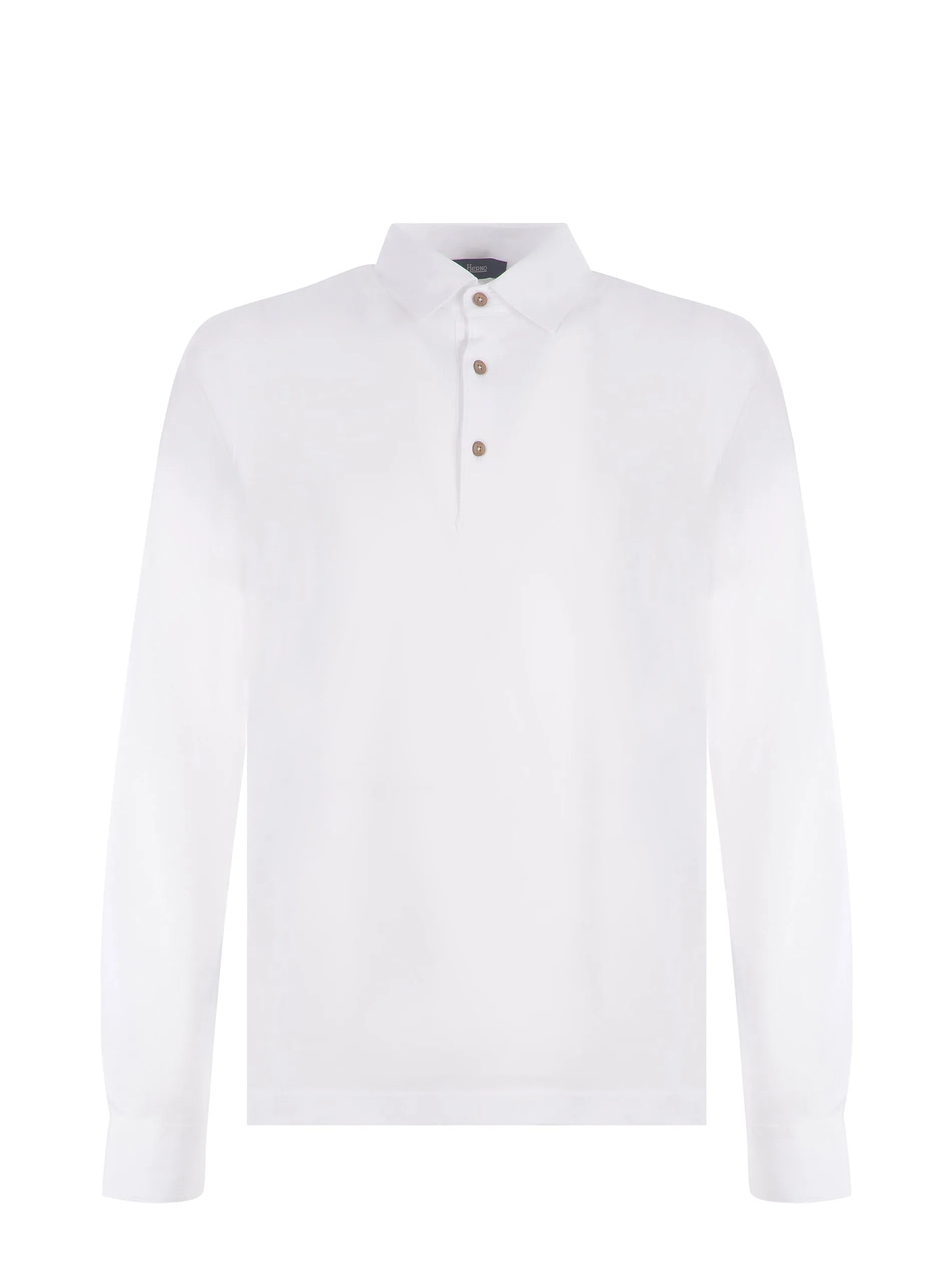 Herno Buttoned Long Sleeve Polo Shirt