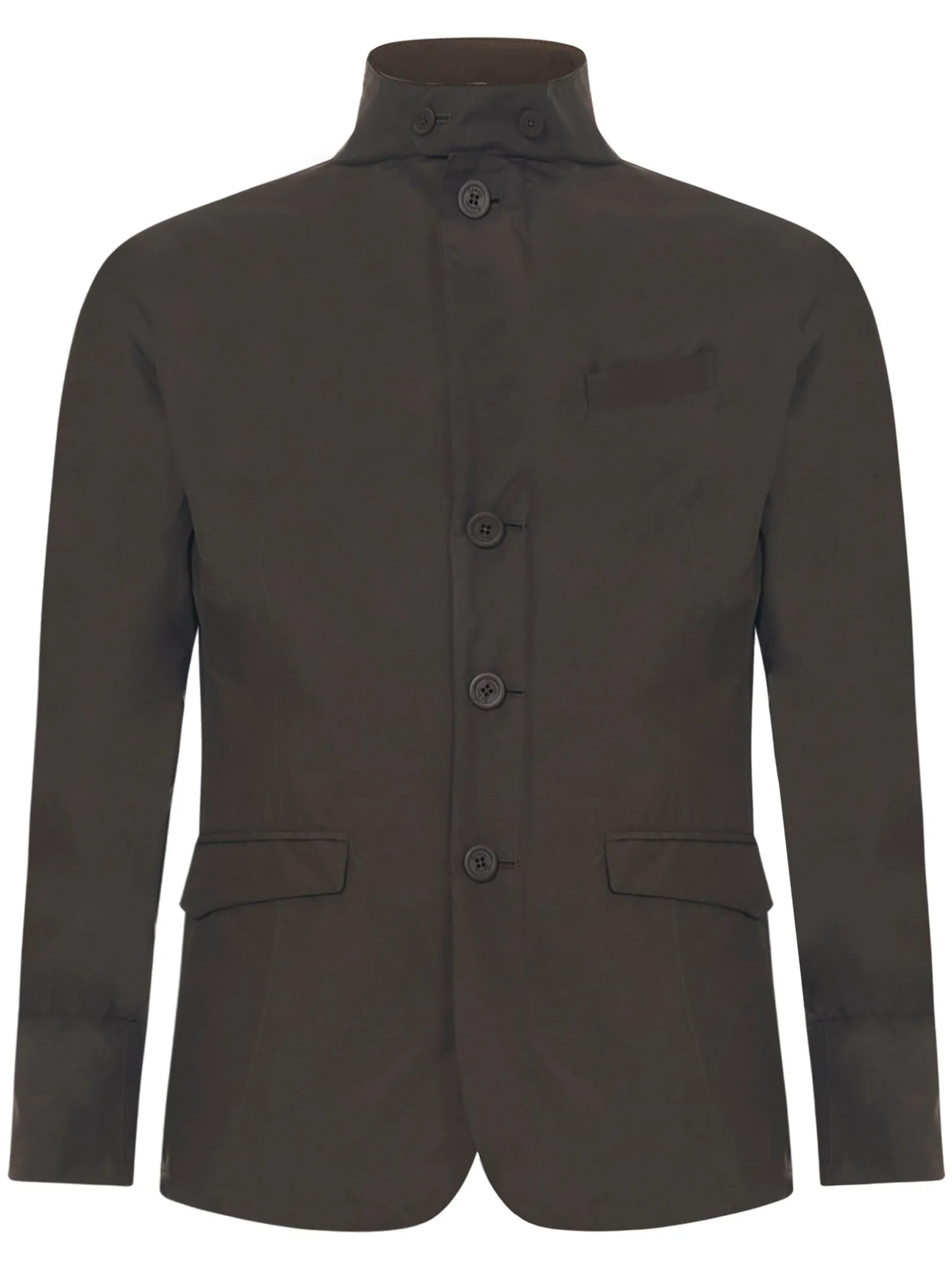 Herno High-Neck Buttoned Jacket