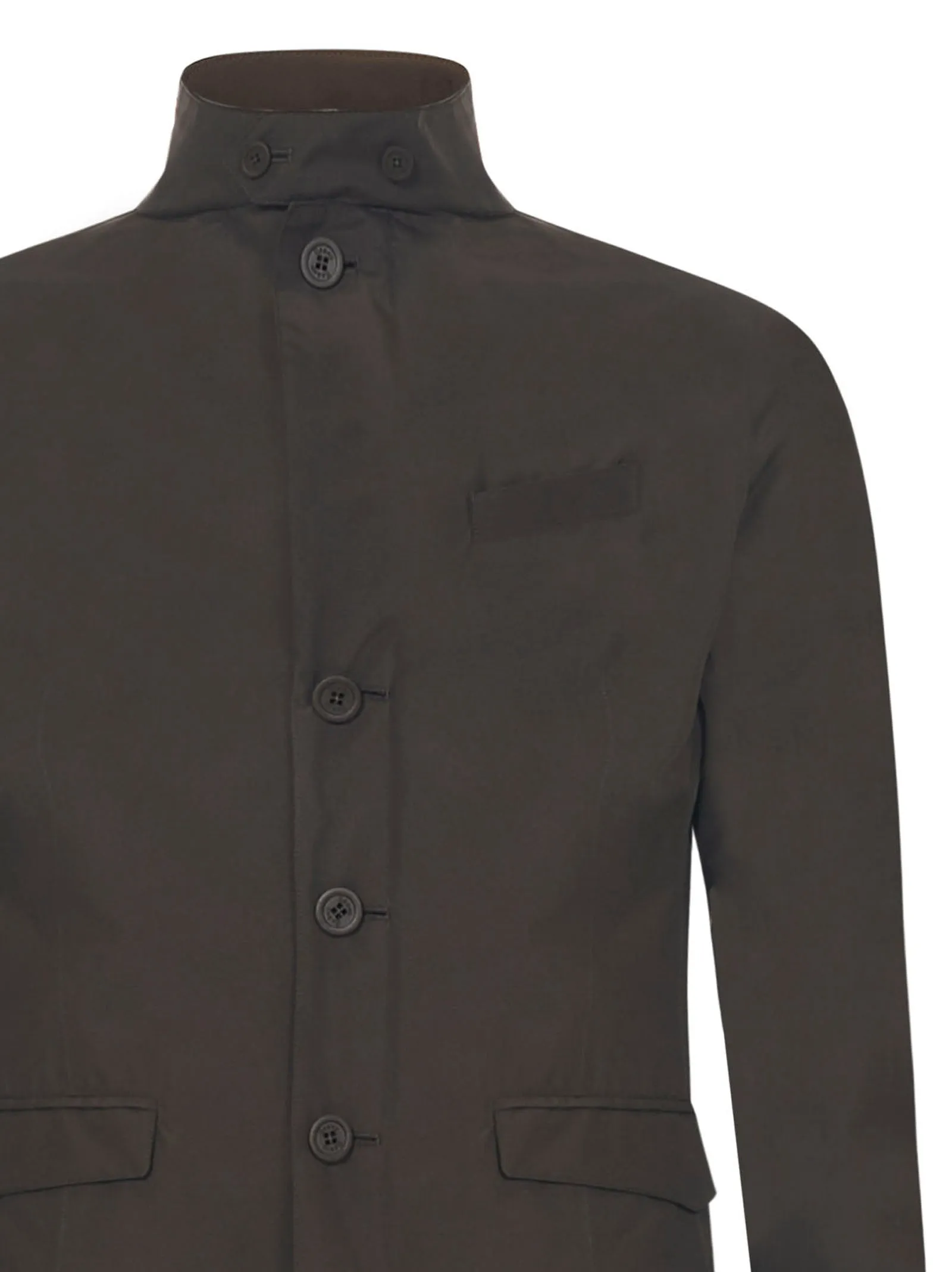 Herno High-Neck Buttoned Jacket
