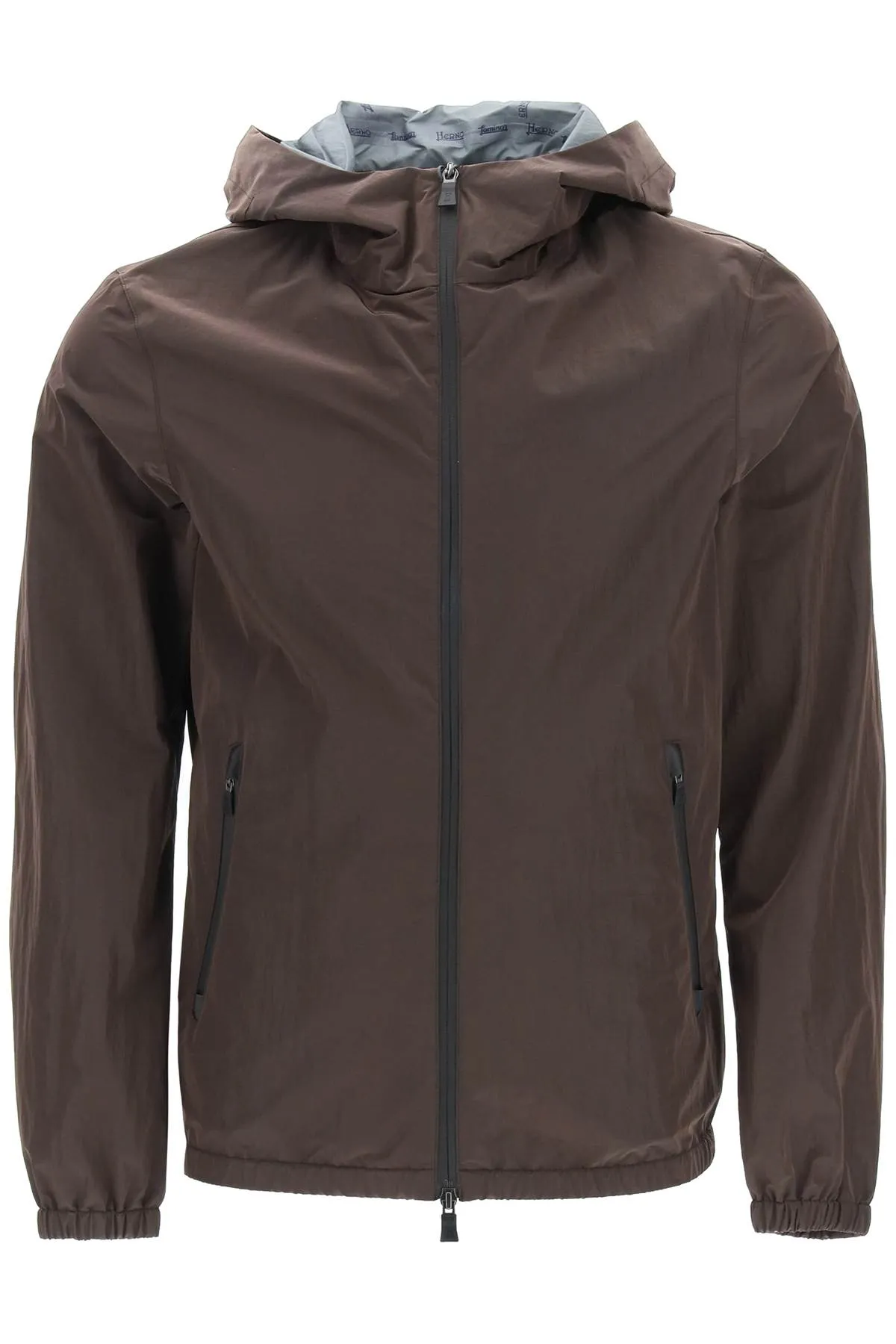 Herno Hooded Zip-Up Jacket