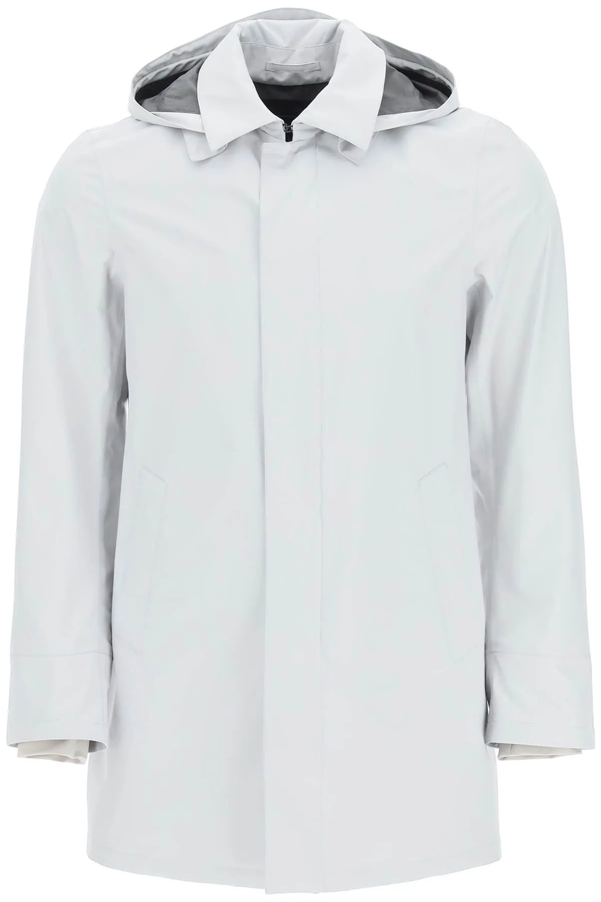 Herno Long-Sleeved Hooded Jacket