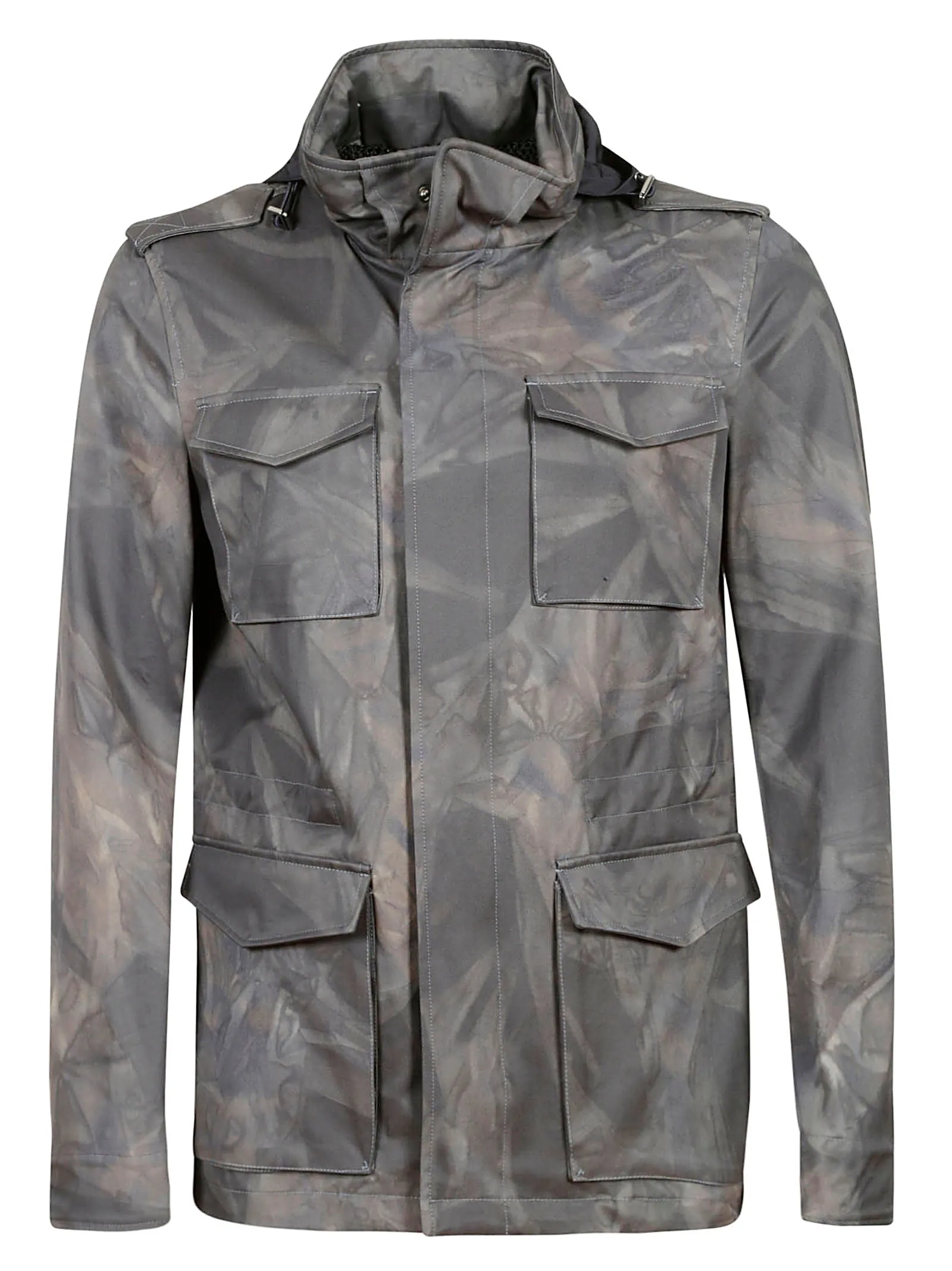 Herno Tie-Dyed Hooded Jacket