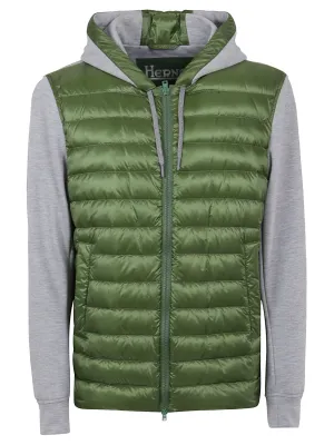 Herno Zipped Hooded Down Jacket