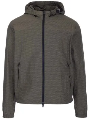 Herno Zipped Hooded Jacket