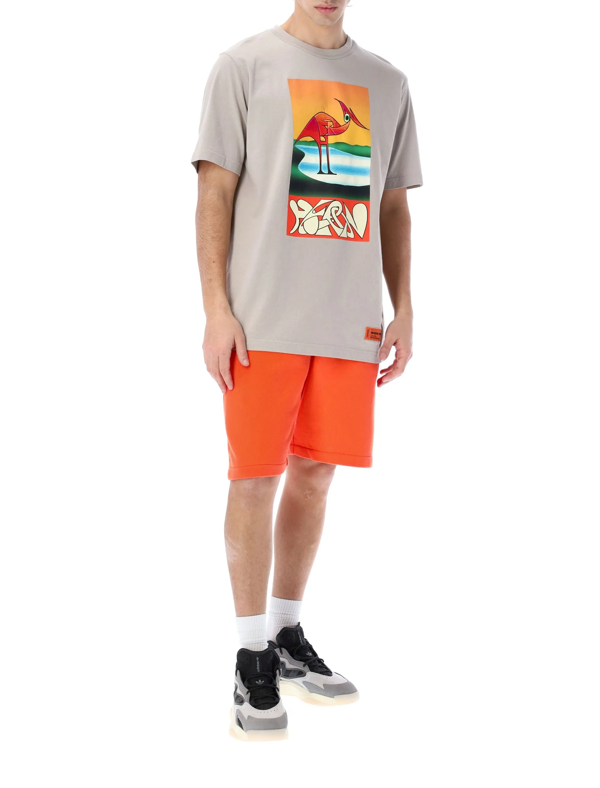 Heron Preston Logo Patch Crewneck T-Shirt