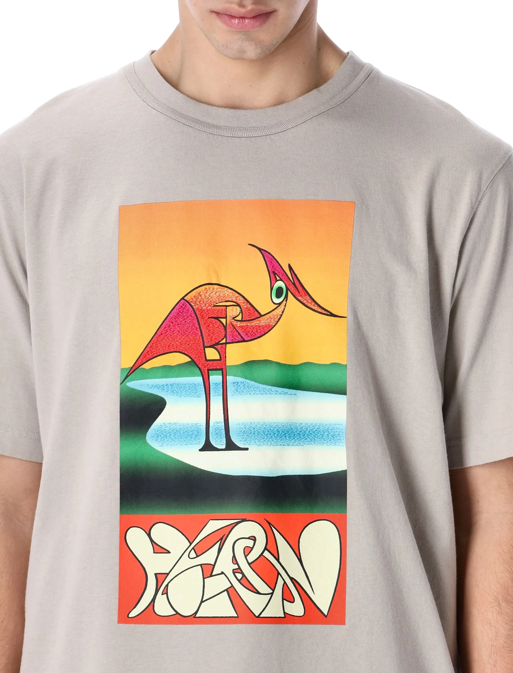 Heron Preston Logo Patch Crewneck T-Shirt