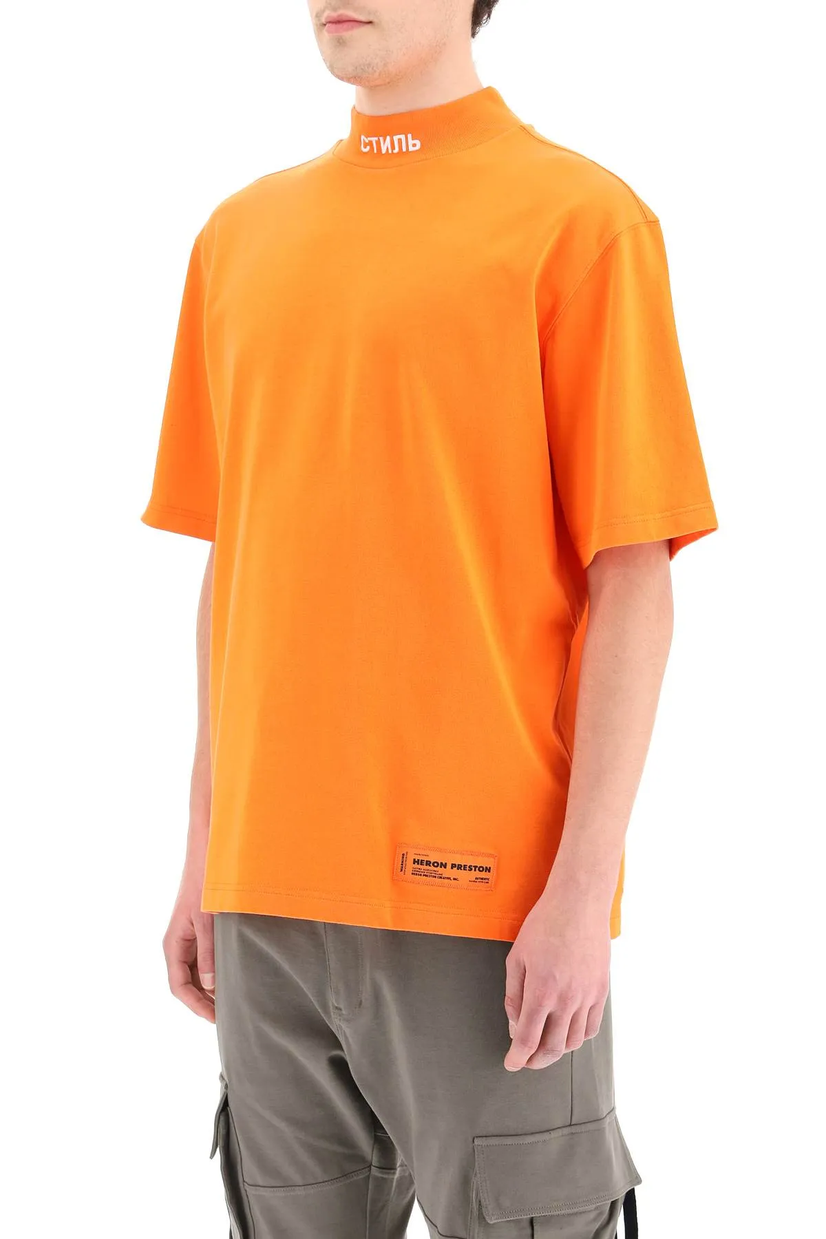 Heron Preston Logo Patch Crewneck T-Shirt
