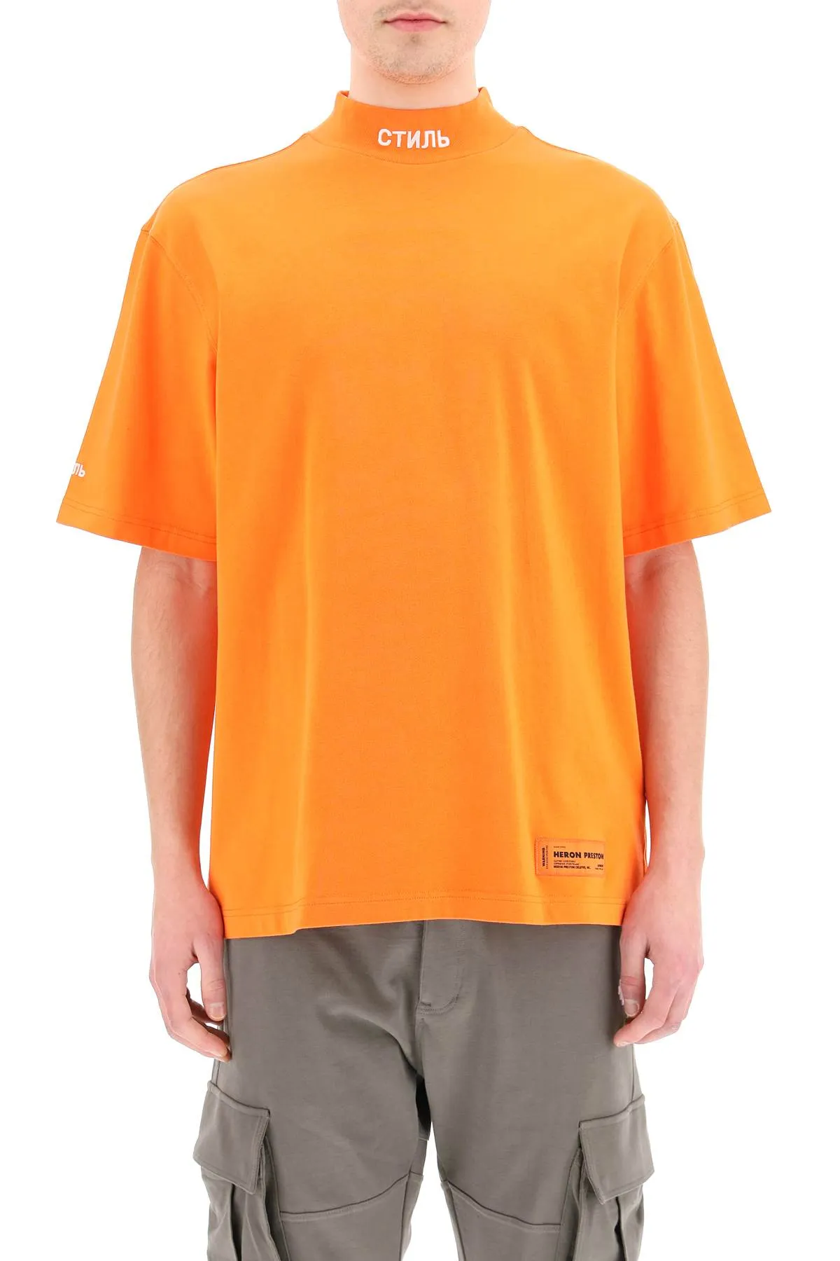 Heron Preston Logo Patch Crewneck T-Shirt