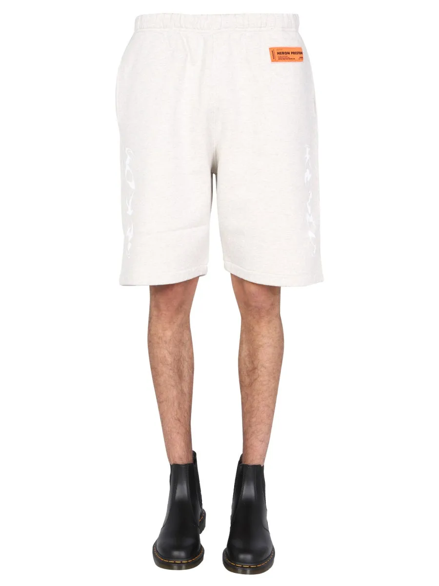 Heron Preston Logo Patch Shorts