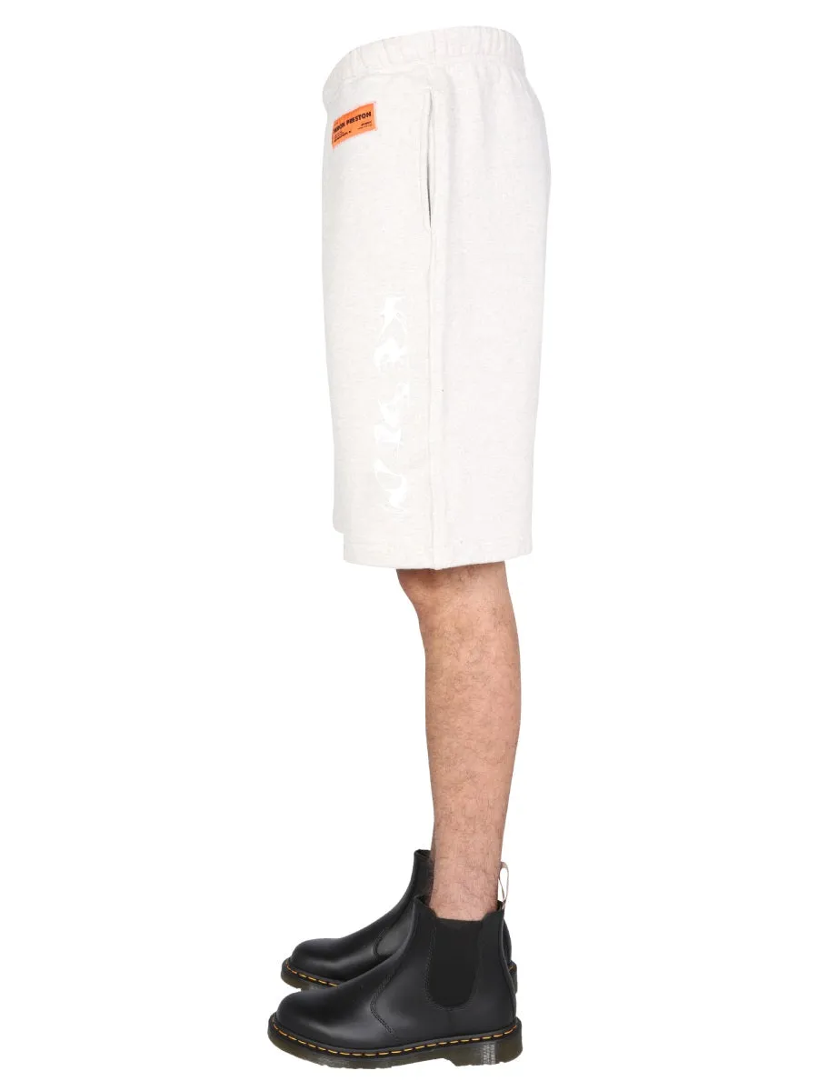 Heron Preston Logo Patch Shorts