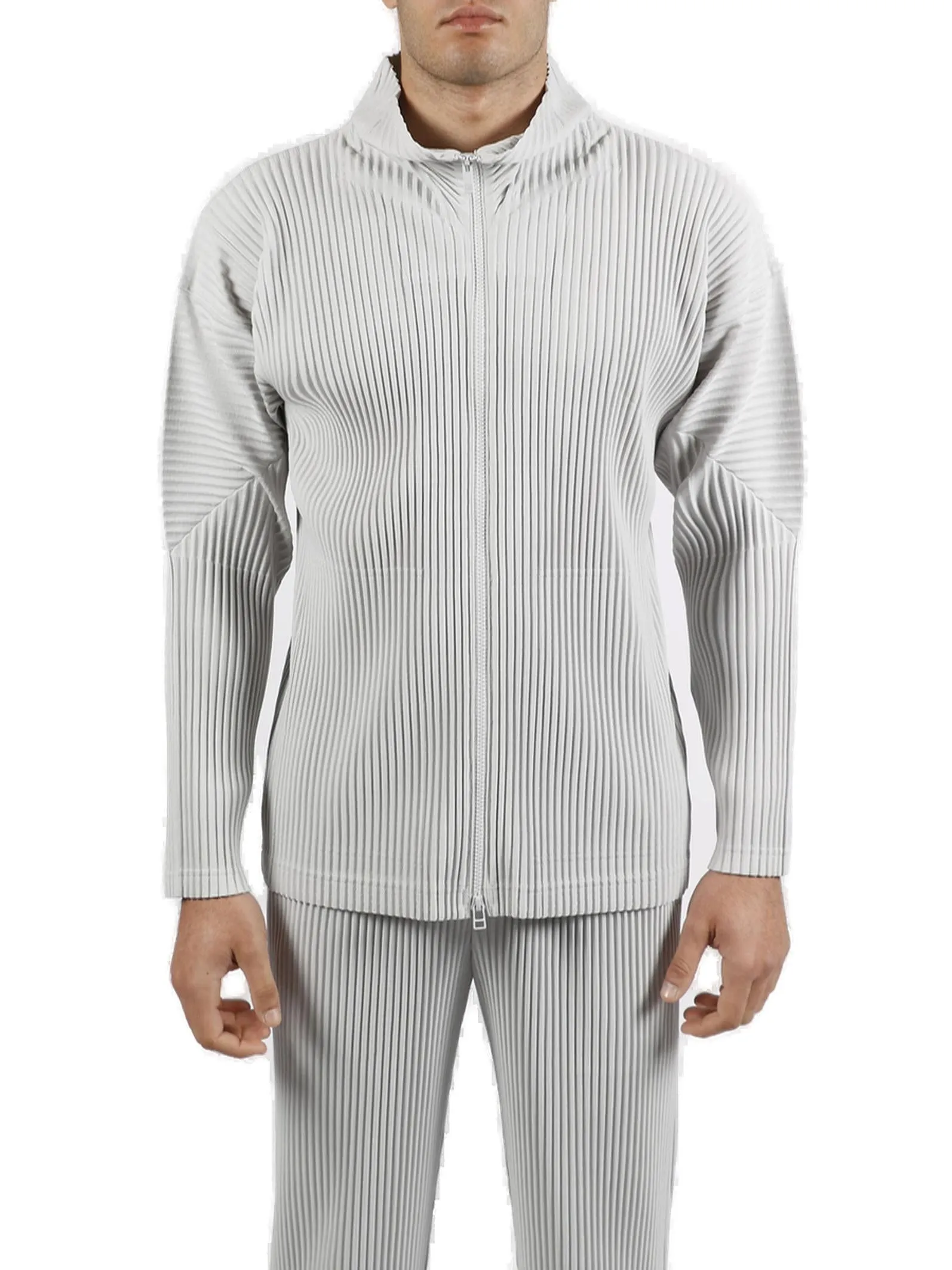 Homme Pliss Issey Miyake Zip-Up Jacket