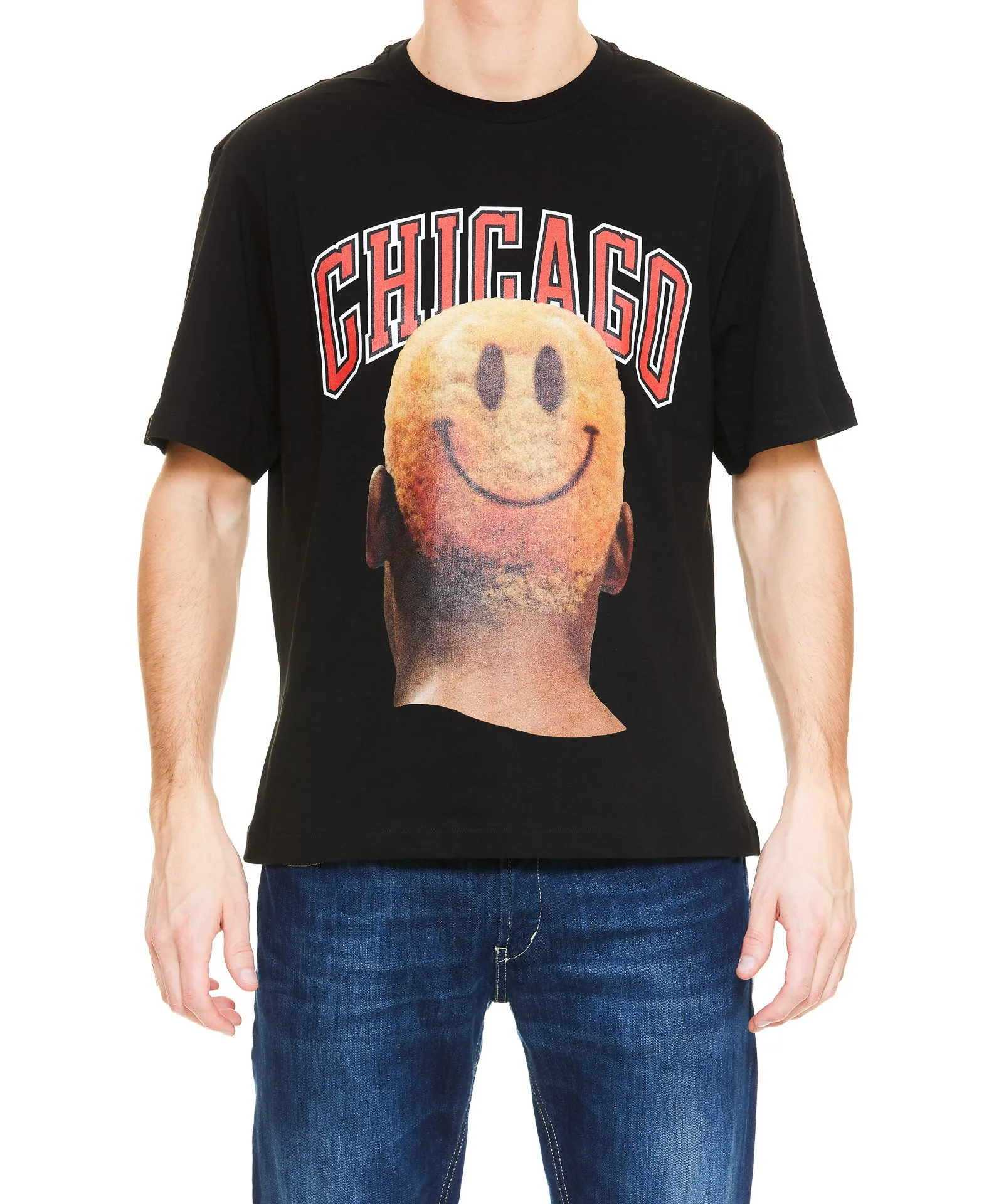 Ih Nom Uh Nit Chicago Graphic Printed T-Shirt