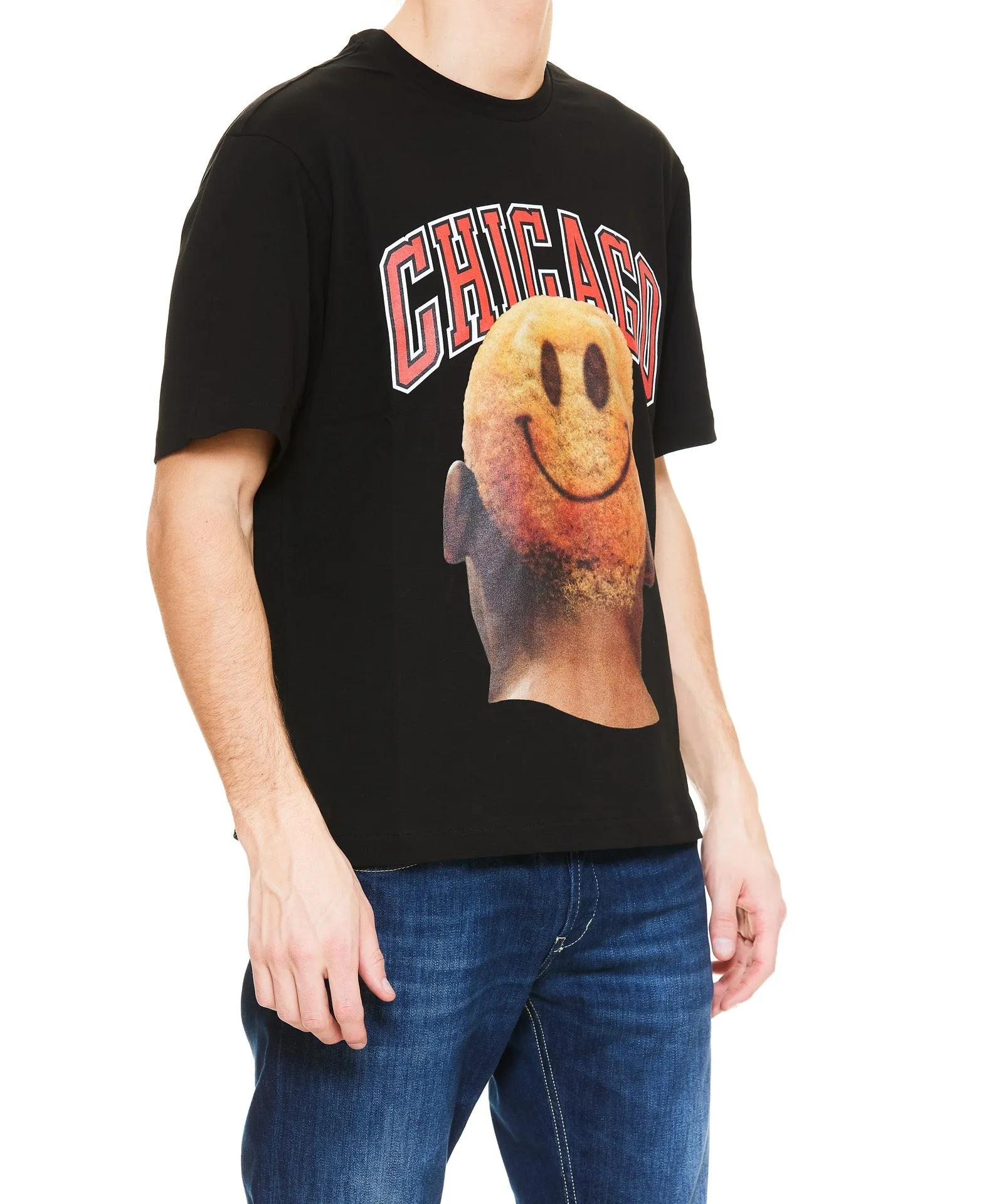 Ih Nom Uh Nit Chicago Graphic Printed T-Shirt
