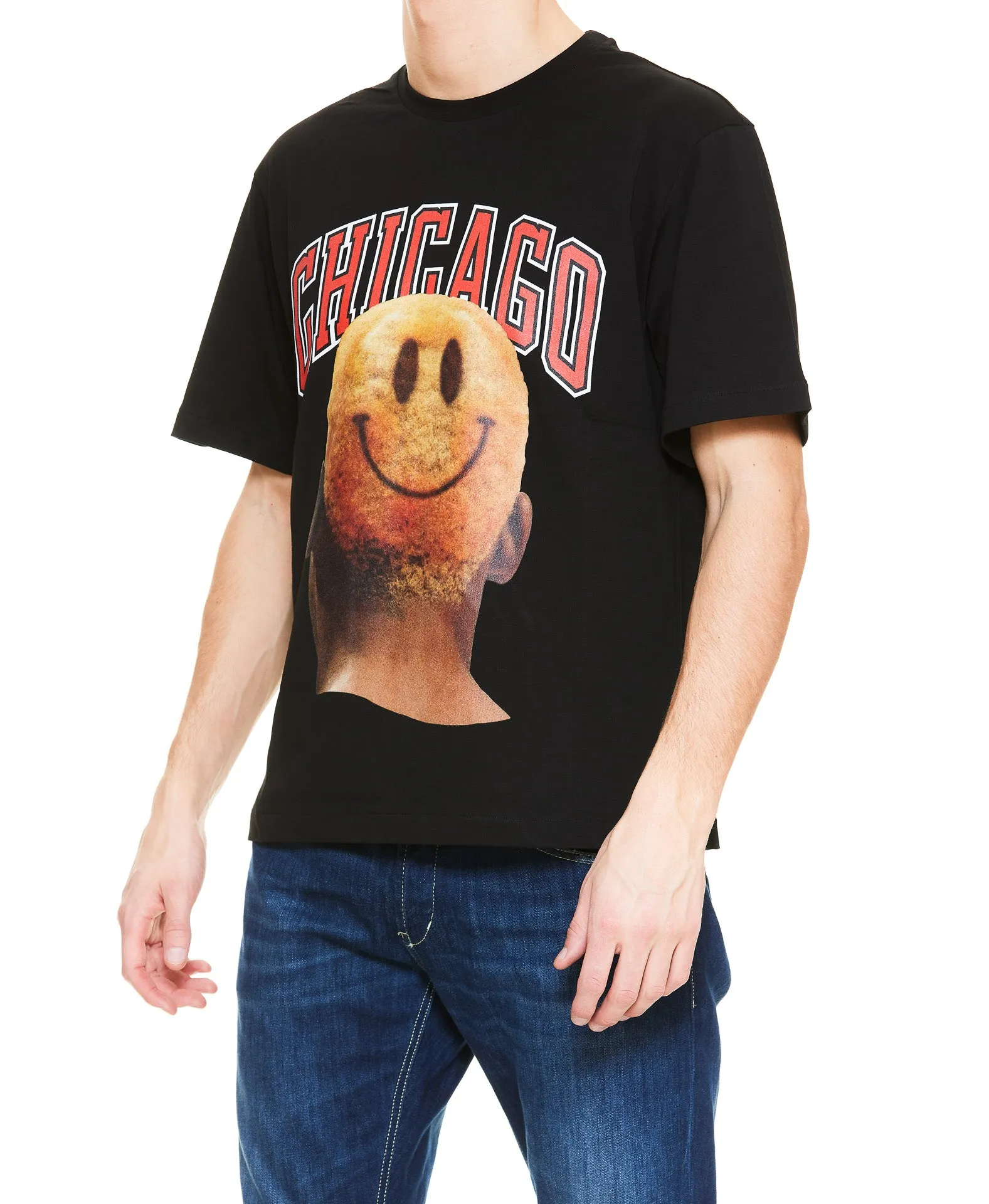 Ih Nom Uh Nit Chicago Graphic Printed T-Shirt