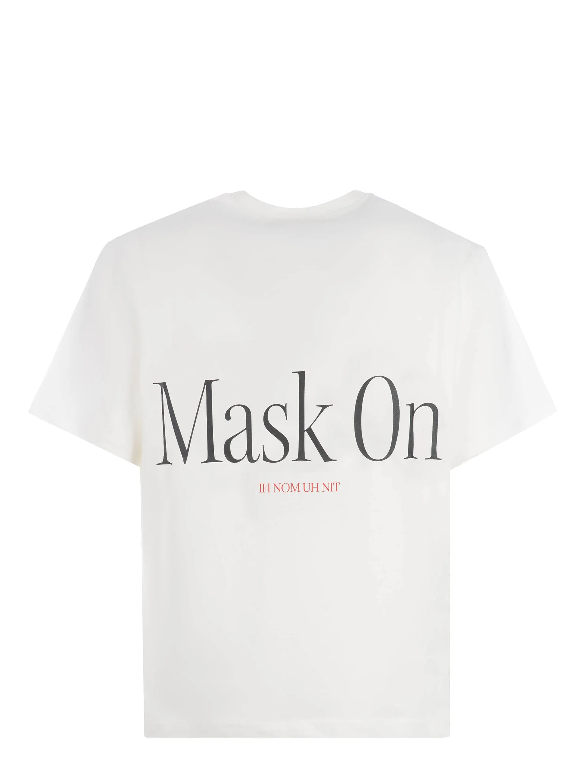 Ih Nom Uh Nit Graphic Print Round Neck T-Shirt