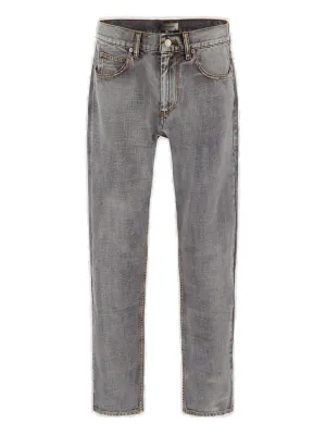 Isabel Marant Button Detailed Straight Leg Jeans