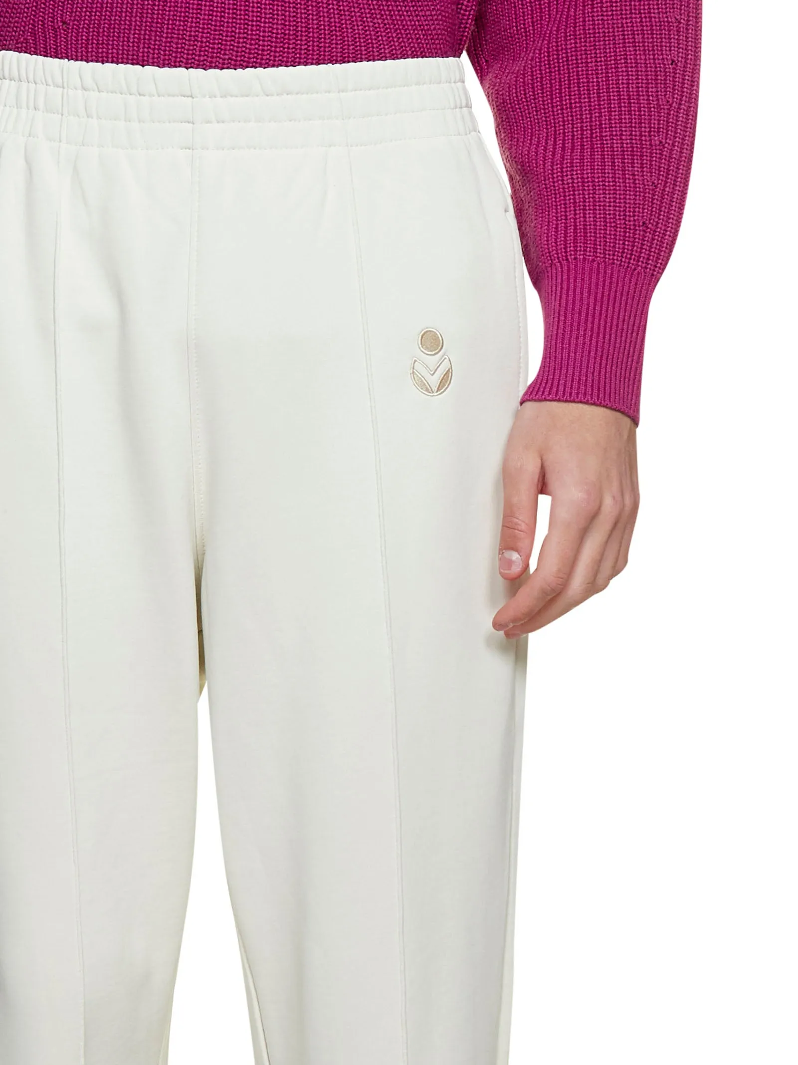Isabel Marant Logo Embroidered Jogging Pants