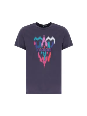 Isabel Marant Logo Print Crewneck T-Shirt