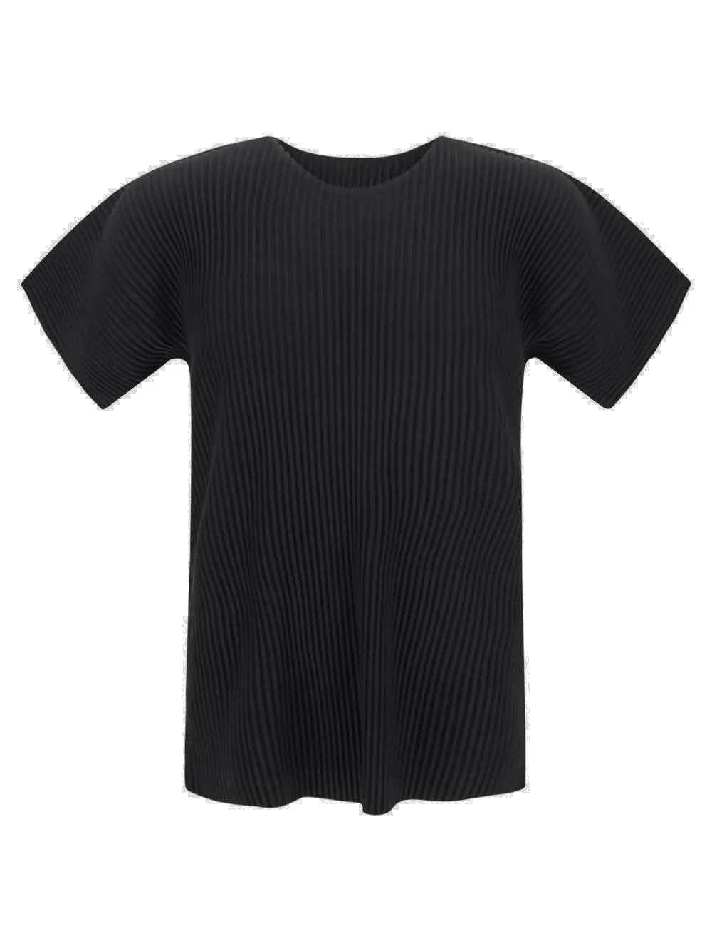 Issey Miyake Pleated Crewneck T-Shirt