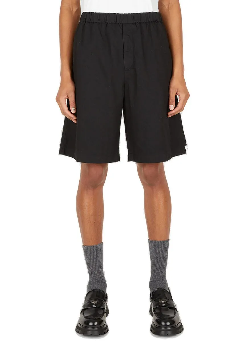 Jil Sander High Waist Knee-Length Shorts